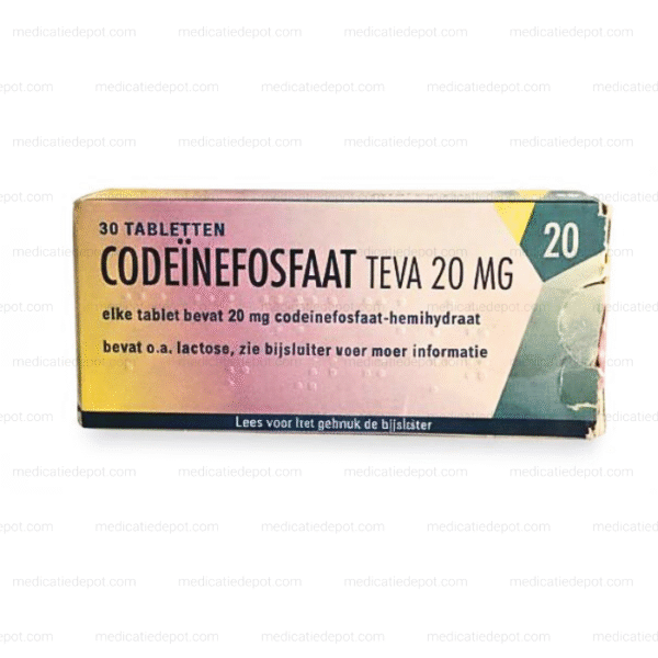Codeinefosfaat 20mg TEVA